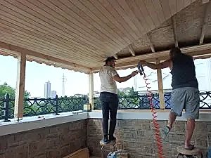 Küçükçekmece Ahşap Pergole Yapımı 2